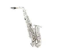 Alto Saxophone Brass Eb Professional Woodwind Instrument(Silver Sax)