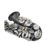 Alto Saxophone Brass Eb Tune Musical Instruments E-flat Black Nickel Plated Saxophone Buttons