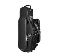 Alto Saxophone Case E-Flat Alto Saxophone Accompanying Bag Musical Instrument Suitcase Lightweight Satchel Carryable Backpack(Black)