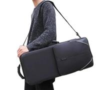 Alto Saxophone Case Multifunctional Oxford Cloth Storage Bag Extra Storage Space Waterproof for Drop E Alto Saxophone(Black Rectangle)