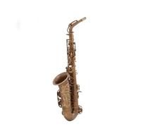 Alto Saxophone Eb Antique Copper Simulation Alto Sax Professional Playing Woodwind Instrument With Mouthpiece (Color : Light Grey)