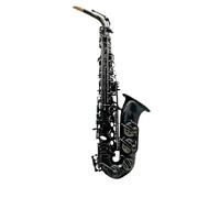 Alto Saxophone Eb Tune Black Nickel Plated Professional Instrument With Case (Color : 03)