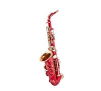 Alto Saxophone Eb Tune E-flat Musical Instruments Brass Blue Quality Saxophone With Case (Color : Crimson)