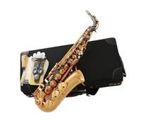 Alto Saxophone Handmade Black And Gold Case Mouthpiece Professional Woodwind Instrument Beginner Saxophone