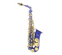 Alto Saxophone in E Flat Key, Brass Body with Engraved Pattern Shell Buttons, Woodwind Instrument for Professional Performer, Music lover, Beginner (3)
