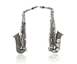 Alto Saxophone in E Flat Key, Brass Body with Engraved Pattern Shell Buttons, Woodwind Instrument for Professional Performer, Music lover, Beginner (6)
