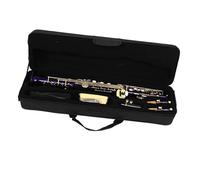 Alto saxophone in standard Bb key straight brass tube carved keys with suspender gloves Beginner Saxophone