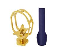 Alto Saxophone Metal Mouth Head Bare Copper Hollow Clip Long Handle Protective Cap Woodwind Instrument Accessories Parts
