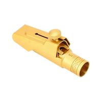 Alto Saxophone Mouthpiece,Brass Metal Eb Alto Sax Mouthpiece 5C, Beginner Frosted Slide Cover