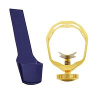 Alto Saxophone Mouthpiece Clamp Kit Metal Mouthpiece Bare Copper Hollow Clip Protective Cap Instrument Accessories