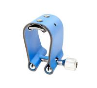 Alto Saxophone Mouthpiece Clip Color U Shaped Soft Leather Cassette Suitable For Sax Woodwind Protection Accessories (Color : Blue)