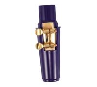 Alto Saxophone Mouthpiece Kit Complete Reed Ligature Cap | Blue, Wood Plastic Metal Parts, Ergonomic Design, Excellent Compatibility for Sax Player Use