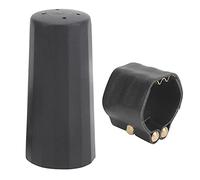 Alto Saxophone Mouthpiece Kit Decorative Musical Instrument Accessory PU Leather Ligature Supporters Suitable for Friends Who Like Music