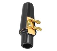 Alto Saxophone Mouthpiece Kit Fine Craftsmanship Compact Sax Cover Ligature Instrument Accessories for Replacement (Black)