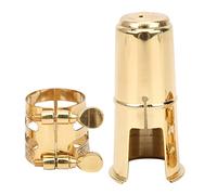 Alto Saxophone Mouthpiece Kit, Ligature Cap Fasteners Parts for Saxophone Practice, Portable Cap Ligature Fastener Parts, Metal Music Instrument Accessories