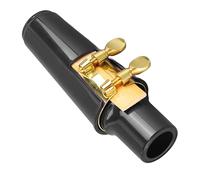 Alto Saxophone Mouthpiece Kit Replacement Compact Fine Craftsmanship Sax Cover Ligature Reeed Instrument Accessories (Black)