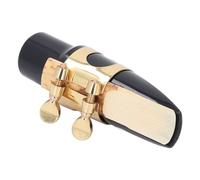 Alto Saxophone Mouthpiece Kit with EVA Storage Case Saxophone, Metal Clip, Strength 2.5 Reed, Plastic Cap, and Mouthpiece Pad, for Any Brand Standard Alto