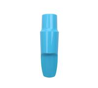 Alto Saxophone Mouthpiece, Plastic Compact Alto Sax Mouthpiece Flute Top Cover with Beautiful Sound Jazz Music Instrument Accessories (Sky blue