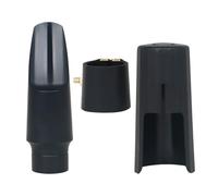 Alto Saxophone Mouthpiece - Sax Cap, Musical Reed Tip Set | Ligature Clip Flute Head, Portable Brass Mouthpiece Tone Tool For Jazz Practice Studio Band Rehearsal Performance Beginner Expert