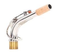 Alto Saxophone Neck Bend, 24.5mm Sax Part Silver, Lightweight Instrument Accessory for Easy Carrying, High Quality Metal and Cork Materials, Improves Sound Quality and Performance