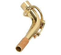 Alto Saxophone Neck Brass Bend Neck Sax Replacement Part Sax Accessory(Gold)