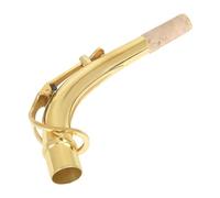 Alto Saxophone Neck Set Golden Brass Bend Neck Sax Replacement Part For Alto Sax Woodwind Instrument Accessories