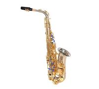 Alto Saxophone Phosphorus Copper Rose Gold Lacquer Pearl Button E Flat Alto Sax Musical Instrument With Case(C)