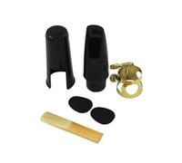 Alto Saxophone Plastic Mouthpiece Kit With Cap Metal Buckle Reed Mouthpiece Pads Saxophone Repair Parts