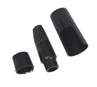 Alto Saxophone Plastic Mouthpiece With Mouthpiece Cap And Clip Set Wind Instrument Mouthpiece Accessories Saxophone Repair Parts