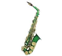 Alto Saxophone Set Green Eb With Box And Accessories Beginner Saxophone(Saxophone set 3)