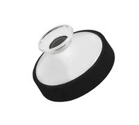 Alto Saxophone Silencer Quality Woodwind Instrument Accessories Round Light-Weight ABS Mute Dampener For Alto Sax (Color : Silver)