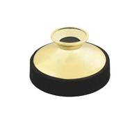 Alto Saxophone Silencer Woodwind Musical Instrument Accessories Round Light-Weight ABS Mute Dampener For Alto Sax (Color : Golden)