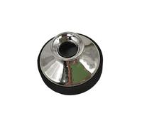 Alto Saxophone Silencer Woodwind Musical Instrument Accessories Round Light-Weight ABS Mute Dampener For Alto Sax(Silver)