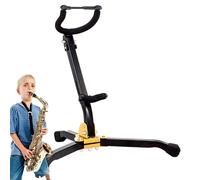 Alto Saxophone Stand, Tenor Saxophone Stand, Alto and Tenor Saxophone Stand, Adjustable Saxophone Stand with Metal Triangle Base for Saxophone Lovers, Children, Men, Women