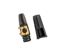 Alto Tenor Bakelite Mouthpiece Whistle Set Wind Instrument Saxophone Bakelite Mouthpiece Mouthpiece With Hat Clip Saxophone Parts(Alto,5)
