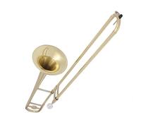 Alto Trombone Instrument B Flat Beginner Gold Plated Copper Set With Mouthpiece Gloves Beginner Trombone
