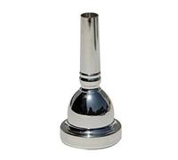 Alto Trombone Mouthpiece, Copper Alloy Instrument Accessory with Gold/Silver Plated Finish, 79mm Length, 38mm End Diameter, Compatible with Standard Trombones, Model 12C