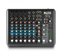 ALTO TrueMix 800FX Audio Mixer with 4 XLR Mic Ins, USB Audio Interface and Bluetooth for Podcasting, Live Performance, Recording, DJ, Mac and PC