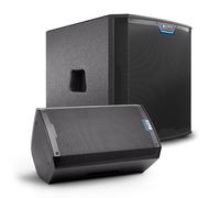 ALTO TS410 and TS15S Powered PA Speaker and Subwoofer Bundle for Live Performances, Events, Karaoke, Public Address, Presentations
