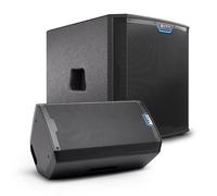 ALTO TS412 and TS15S Powered PA Speaker and Subwoofer Bundle for Live Performances, Events, Karaoke, Public Address, Presentations