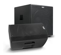 ALTO TX415 and TX18S Powered PA Speaker and Subwoofer Bundle for Live Performances, Events, Karaoke, Public Address, Presentations