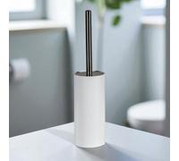 Alto White Resin Bathroom Toilet Brush Holder