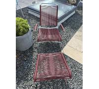 Altofer lounge chair + stool combination Outdoor Embru EXHIBITION PIECES