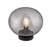 Nordlux Ceiling light Alton with a glass shade black/smoke