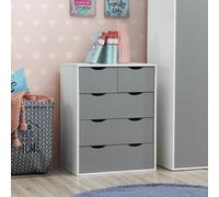 Alton 3+2 Chest Drawer, White
