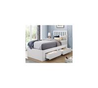 Alton Single Bed - White