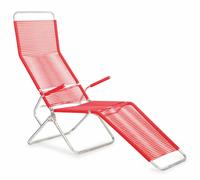 Altorfer deckchair Outdoor Embru Traffic red RAL 3020 - EMBRU 1021004 RAL 3020