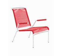 Altorfer Lounge Chair Outdoor Embru Traffic red RAL 3020 - EMBRU 1021005 RAL 3020
