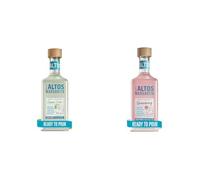 Altos Lime Margarita 750ml & Altos Strawberry Margarita 750ml Ready to Serve Bundle