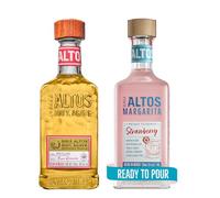 Altos Reposado Tequila 70cl & Altos Strawberry Margarita 750ml Ready to Serve Bundle